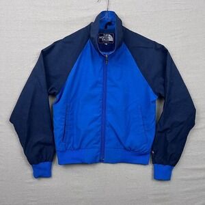 Vintage 80s The North Face Windbreaker Bomber Jacket Full‎ Zip Up USA Made
